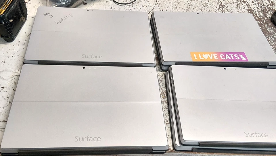 Lot of (10) Microsoft Surface i5 1631 - 128GB - Fair Condition *READ - Image 2 of 4