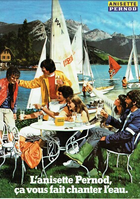 Advertising 099 1978 Anisette Pernod Aperitif Veil