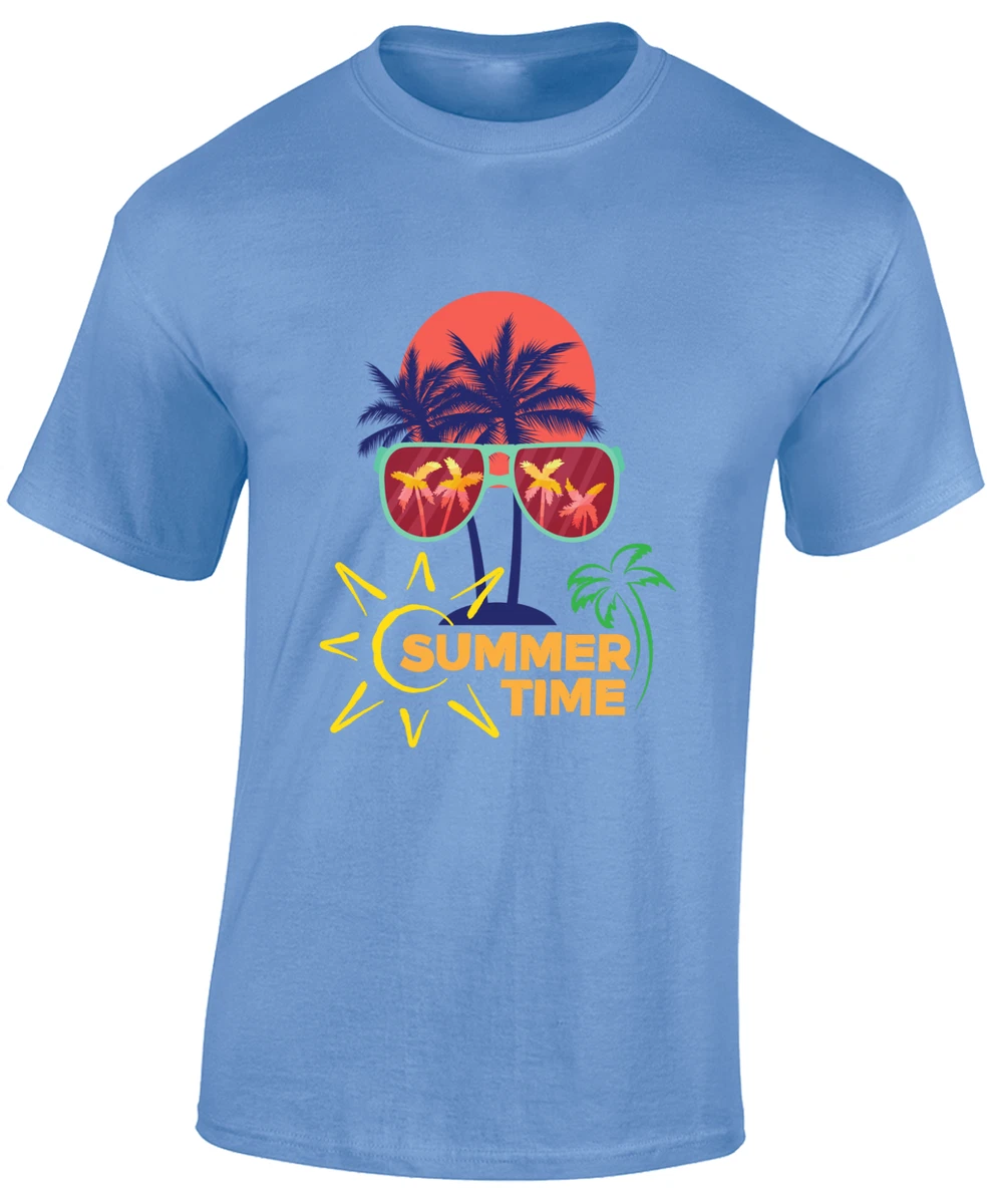 Summer Time Casual Beach Holiday Cool Design New Unisex T