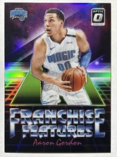2018-19 Donruss Optic Franchise Features Lime Green Prizm, Aaron Gordon #133/149