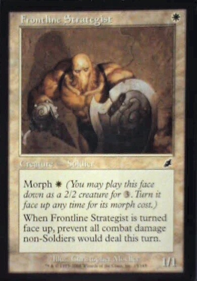 Frontline Strategist - Scourge: #15, Magic: The Gathering Lp R38