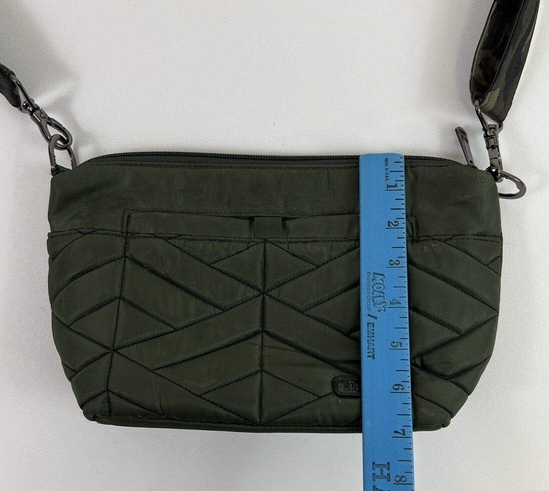 Lug Flare 2 Crossbody Bag Purse Olive Camouflage Green Adjustable Strap
