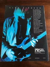 1994 VINTAGE 8X11 PRINT Ad FOR PRS Paul Reed Smith Guitars Alex Lifeson of RUSH