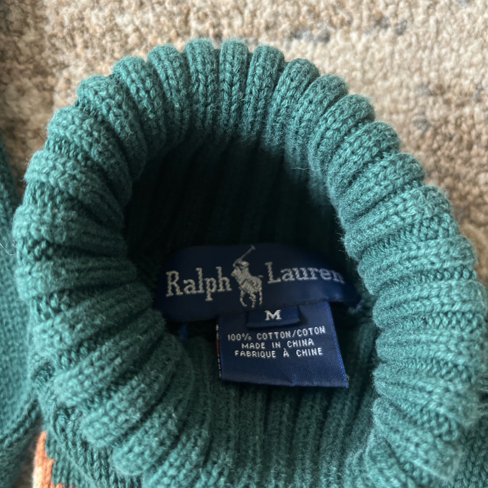 Rare Polo Ralph Lauren Knitted Equestrian Sweater image 5