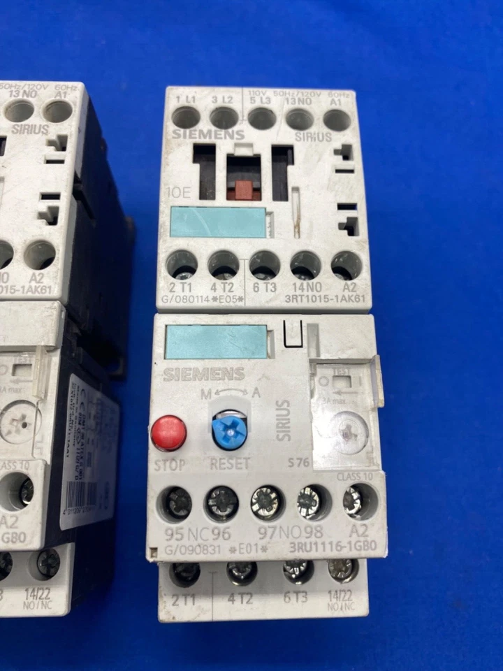 Siemens contactor/overloads bulk qty 3, 3RT1015-1AK61/3RU1116-1GB0 - Image 3 of 4