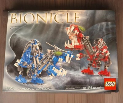 Brand New Never Opened! Lego 8558 Bionicle Cahdok & Gahdok Rare Sealed 2002