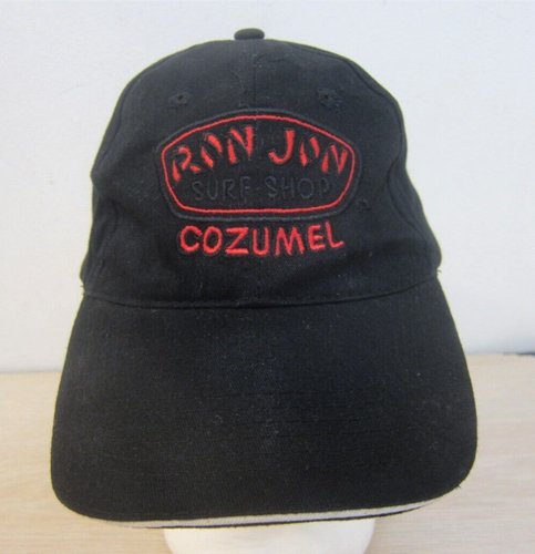 Visière Ron Jon Surf Shop – Unisexe, Brodée, Crème/beige, Réglable, Coton