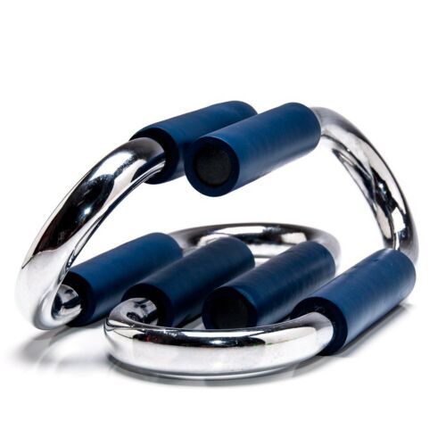 Functional Fitness Steel Push up Bar | Foam Grips on Handles | No Slip Pad Stand - Picture 4 of 5