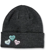 A-Lab Cameron Hearts Cuffed Unisex Knit Beanie Toque
