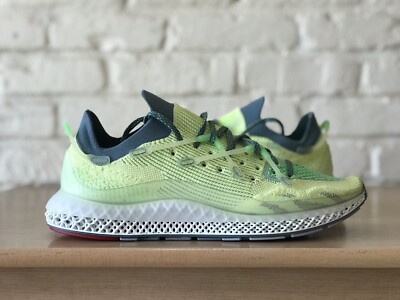 Adidas Originals 4D Fusio Primeknit Semi Frozen Yellow FY3603 Men's Size  New