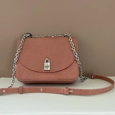 NWT Rebecca Minkoff Love Too Crossbody Bag in Desert Rose Silver Hardware