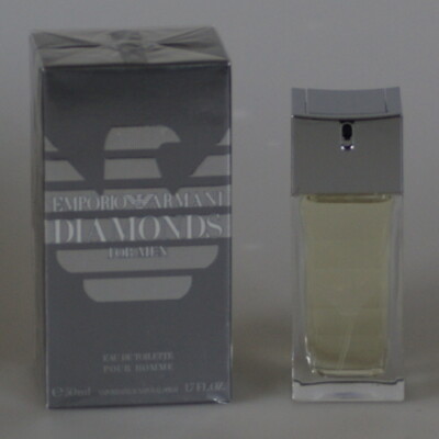 Giorgio Armani, Diamonds for men, EDT 50ml, Spray (box imperfect)