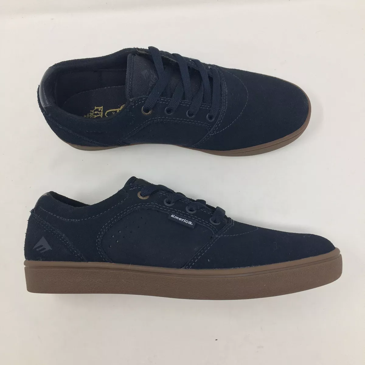 Emerica Men s Size 7 Figgy Dose Black Gum Sole Skateboarding Shoe
