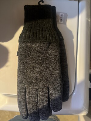 3M THINSULATE Men's Knit Gray Gloves - with Touch Access Adult Size NEW!