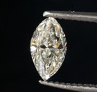 GIA certified .97ct VS1 J loose marquise cut diamond vintage estate antique — photo 1