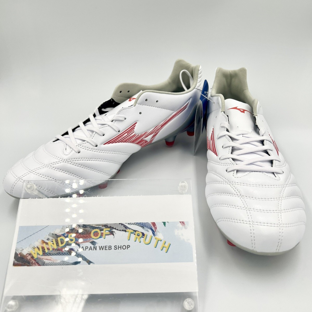 Mizuno MONARCIDA NEO 3 PRO P1GA242260 White/Red 2E Soccer Cleats