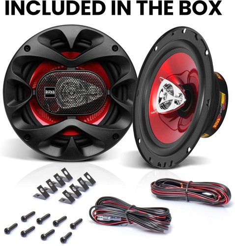 Chaos Series 6.5 Inch Car Door Speakers - 300 Watts Pair, 3 Way, Full Range, ... - Picture 6 of 7