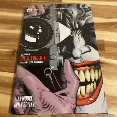 Batman: The Killing Joke Deluxe DC Comics -Joker by Alan Moore (2019, Hardcover)
