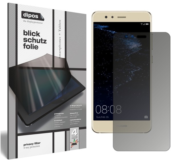 Schutzfolie FüR Huawei P10 Lite Blickschutzfolie Matt Folie Dipos Privacy-image