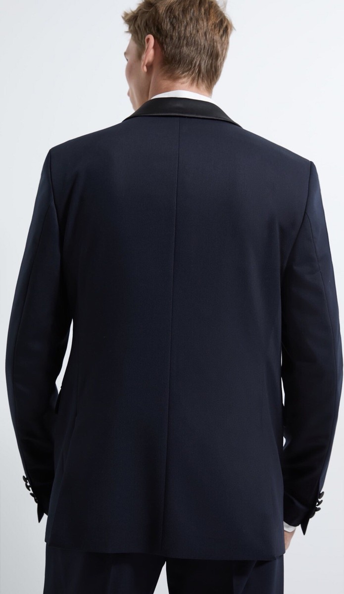 NWT NEW $150 Men's ZARA Tuxedo Blazer! Jacket Only! 36 No