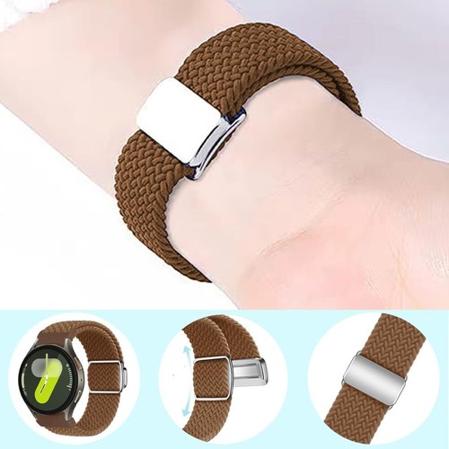 Correa de nailon elástica trenzada magnética de un clic para reloj Samsung Galaxy 7 FE 6 5 - Imagen 6 de 234