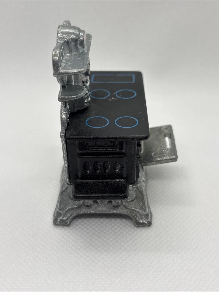 ESTUFA CLEVELAND MATEL INC, HONG KONG 1980 METAL JUGUETE ESTUFA DE COCINA DE LEÑA 1794-3159 Foto 3 de 4