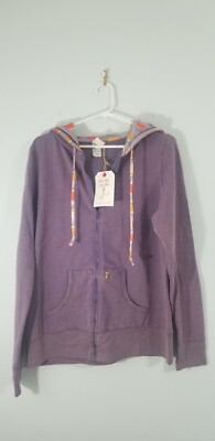 Munki Munki Perfect Pajamas Hooded Sweatshirt. Cupcake Patch &  Hood. Size XL