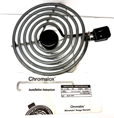 Chromalox Single Coil Wire-In 8" Surface Element M46MD *RARE DISCONTINUED PART*