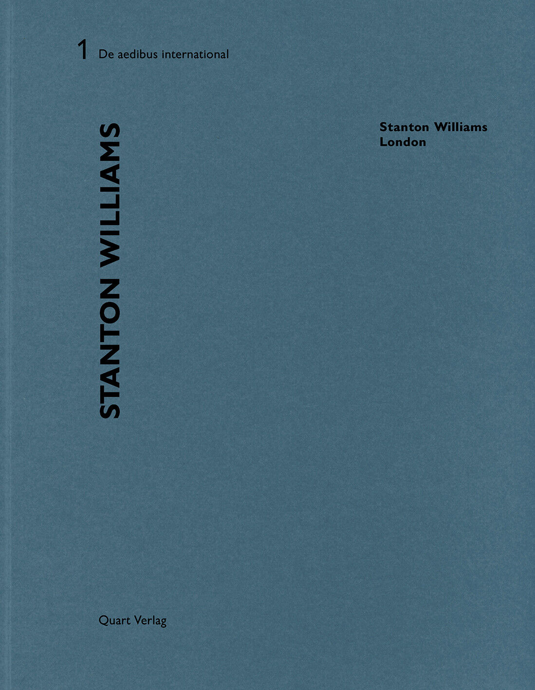 Thumbnail - Stanton Williams (london) | Dt/engl, De Aedibus International 1 |