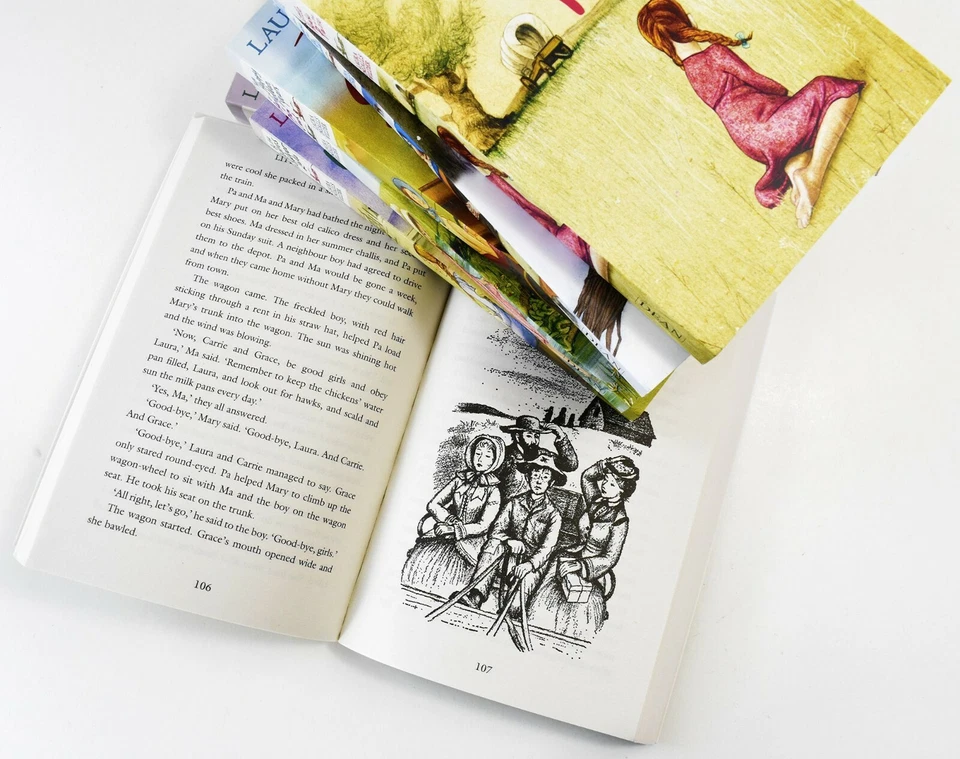 Little House on the Prairie 7 Books Set By Laura Ingalls Wilder -Ages 7-9 - PB - Image 3 of 3