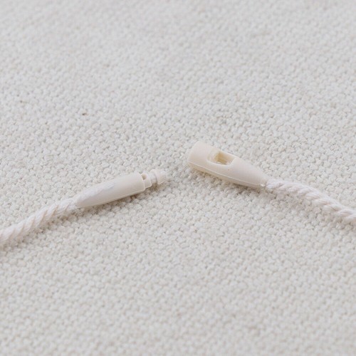 100Pcs Cotton Hang Tag Rope Cords String Snap Lock Pin Garment Label Accessories - Picture 7 of 12