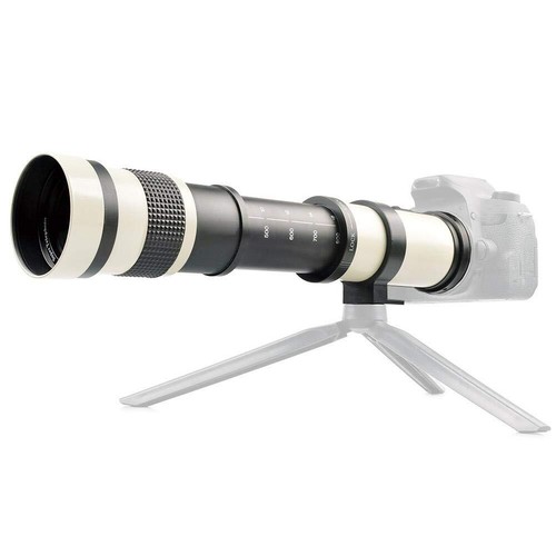 Camera Telephoto Lens 420-800Mm Telephoto Lens F/8.3-16 Manual Focus Adju_