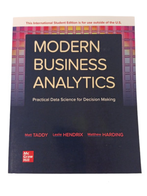 NEW Modern Business Analytics 1st Global Edition (PAPERBACK)