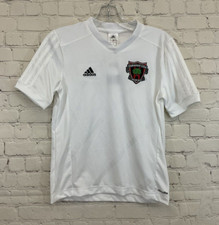 Adidas Youth Unisex Tabela 14 Oakwood USA Size M White SS Soccer Jersey NWT $30