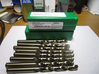 Precision Twist 9.6 mm 2ACO Jobber Drill 6000592 Right Hand Cut Bronze QTY 8