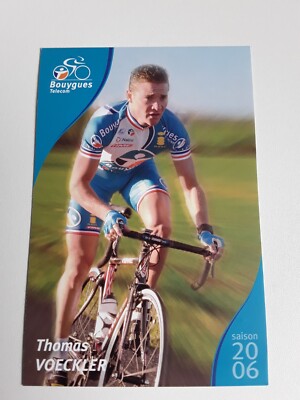 CYCLISME CARTE CYCLISTE GIOVANNI BERNAUDEAU Équipe BOUYGUES TELECOM 2006 . EUR 1,70 - FR
