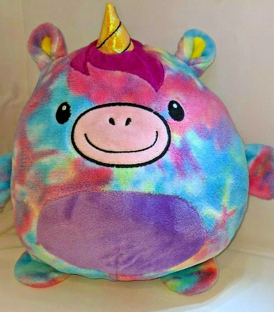 Huggle Pets Rainbow Unicorn Plush and Hoodie Purple Faux Fur