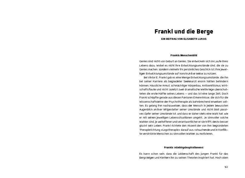 Thumbnail - Berg Und Sinn - Nachstieg Von Viktor Frankl | Michael Holzer, Klaus
