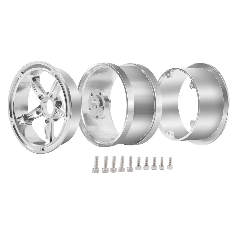 Cerchi Beadlock ZuoLan 2.2 Per RC Crawler | Alluminio Anodizzato Blu