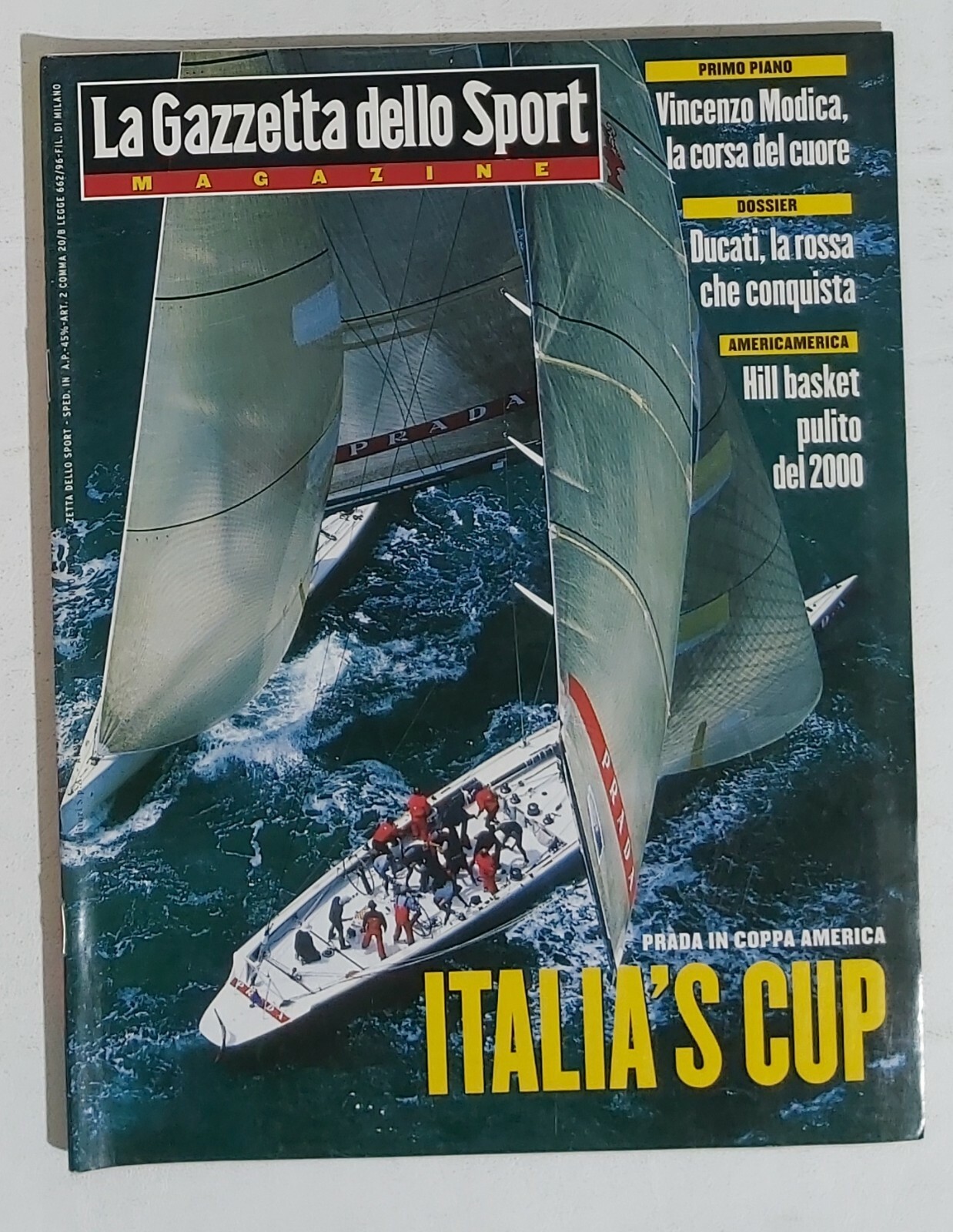 22583 Gazzetta dello Sport Magazine a. V n° 42 1999 - Prada in Coppa America
