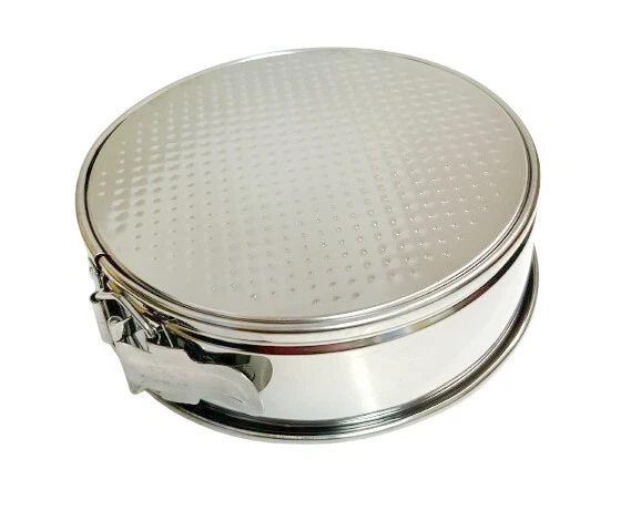 EDELSTAHL SPRINGFORM rostfrei Backform rund Kuchenform Tortenring Käsekuchen - Bild 4 von 4