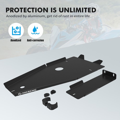 For Yamaha Raptor 700 700R Full Chassis + Swingarm Skid Plate Guard 2013-2024 - Picture 7 of 18