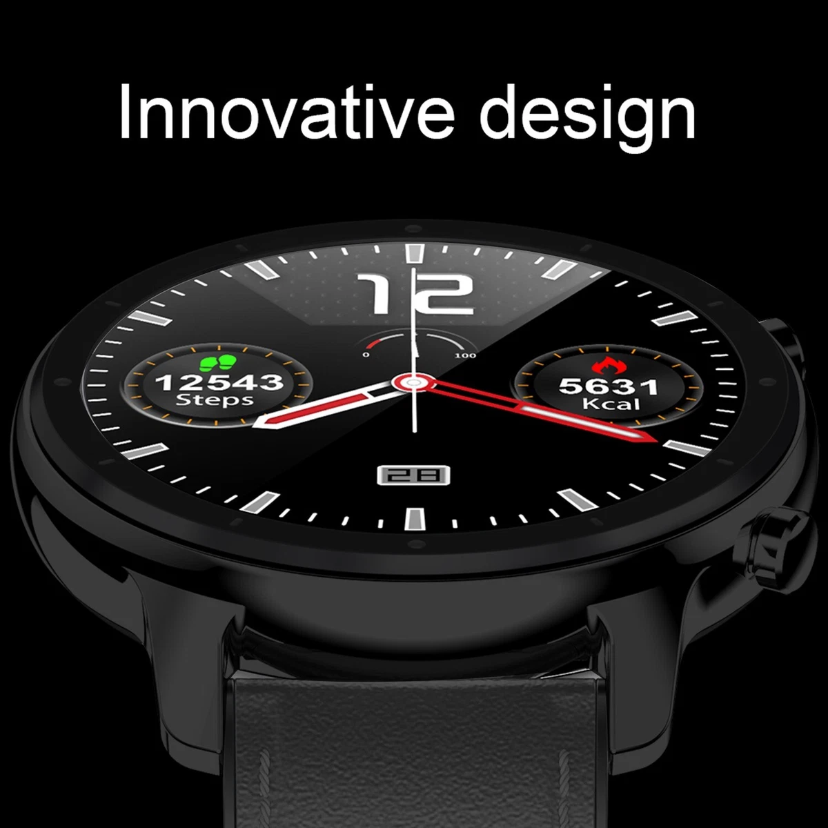 Bluetooth Smartwatch Schrittzähler Armbanduhr Wasserdicht Sport Fitness Tracker