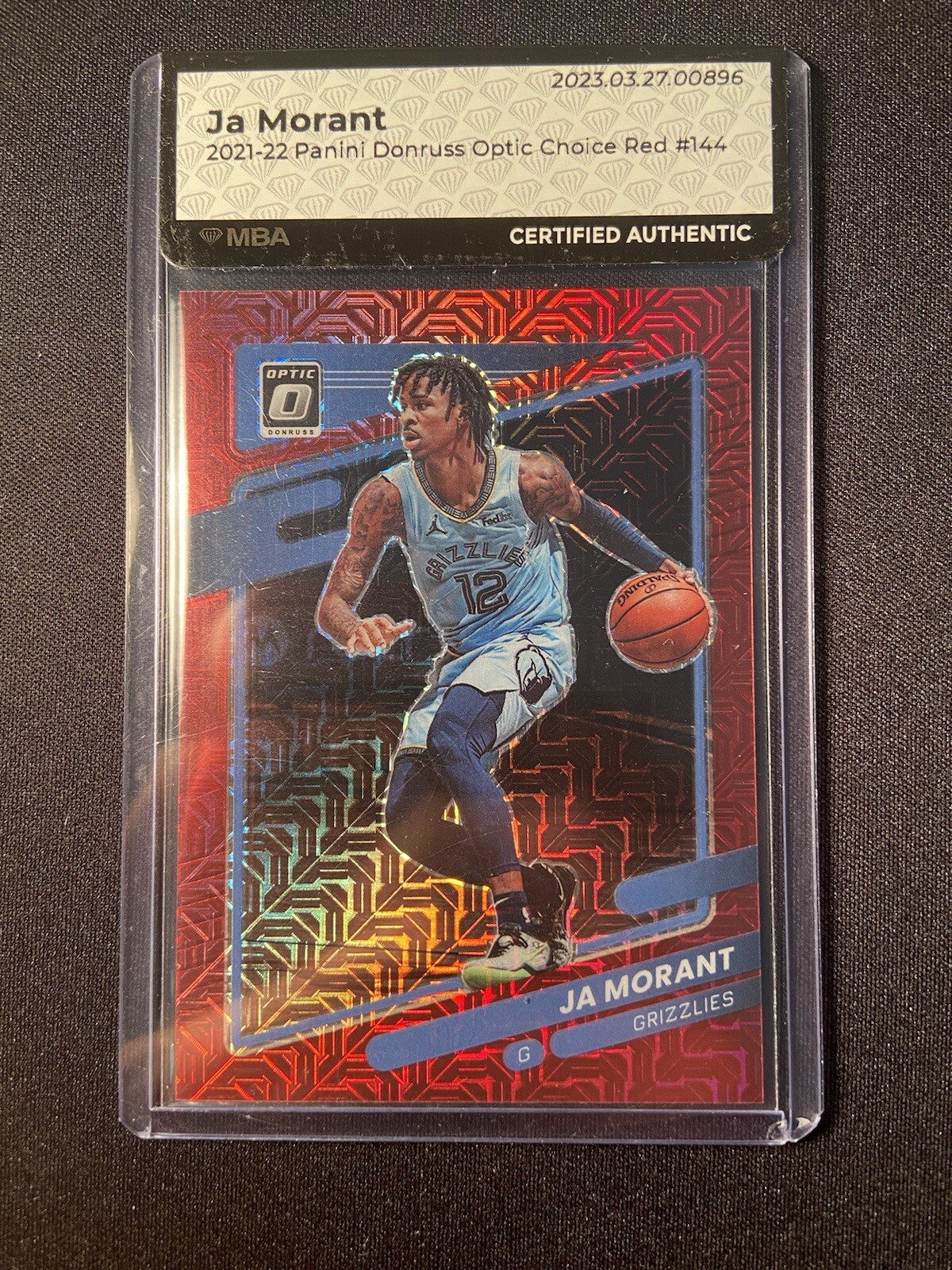 2021-22 Donruss Optic Red Choice /88 Ja Morant 144