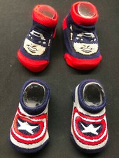 Marvel 2 pack socks set 0-12 months 98 POLYESTER 2  SPANDEX NEW PACKING DAMAGE