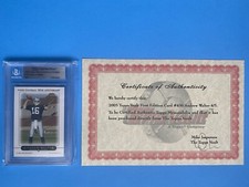 2005 Topps 4/5 Vault First Edition 50th Anniversary Andrew Walter 436 Rookie COA