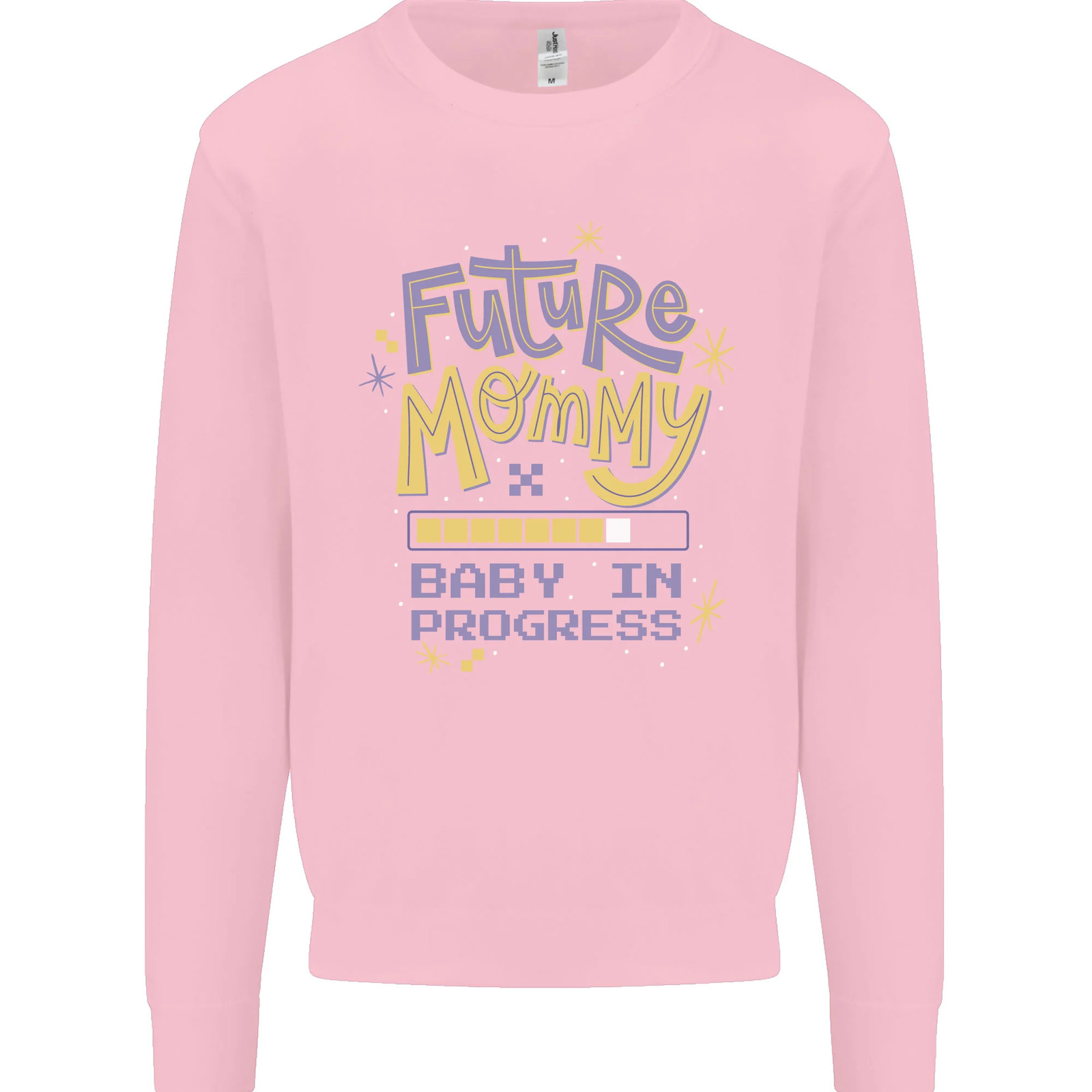 Future Mommy New Baby in Progress Pregnancy Kids Sweatshirt Jumper image 10