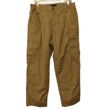 5.11 Tactical cargo pants mens 36x30 khaki tan ripstop relaxed straight leg