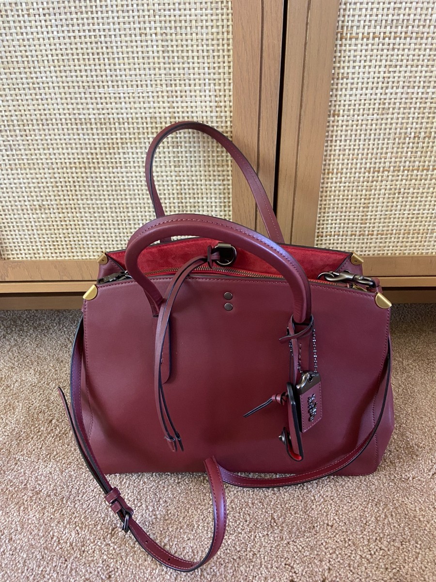 $798 COACH 1941 Cooper Carryall Bag Teal Leather w/ Suede Interior