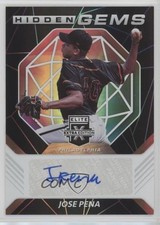 2021 Panini Elite Extra Edition Hidden Gems Black Jose Pena #HG-JP Auto 00em